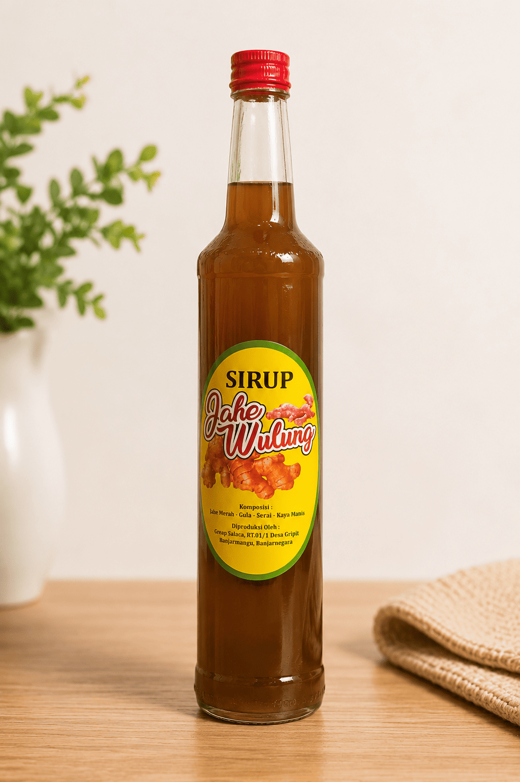 Sirup Jahe Wulung Bu Martini Gripit